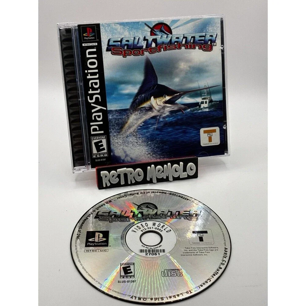 Saltwater Sportfishing (Sony PlayStation 1, 2001) PS1 Game CompleteTested